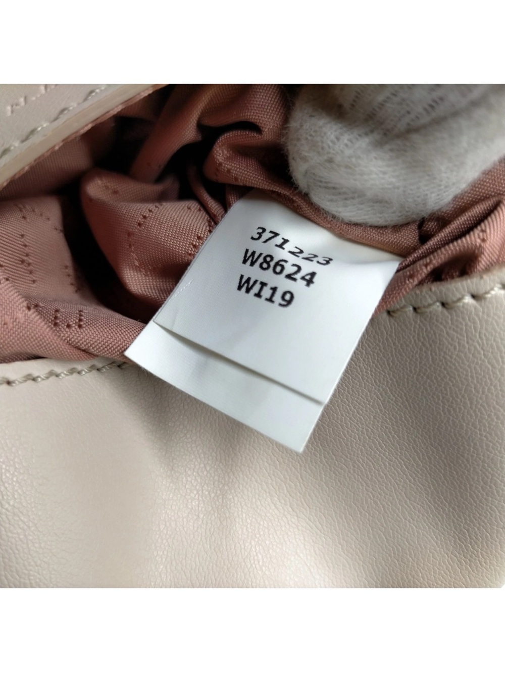 Stella McCartney Tan Faux-Fur Chain-Handle Shoulder Crossbody Bag EUC - Picture 9 of 9